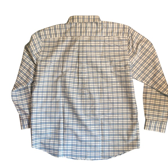 L.L.Bean Mens Plaid Button Down Shirt Long Sleeve Slightly Fitted 17-35‎ - Picture 6 of 8